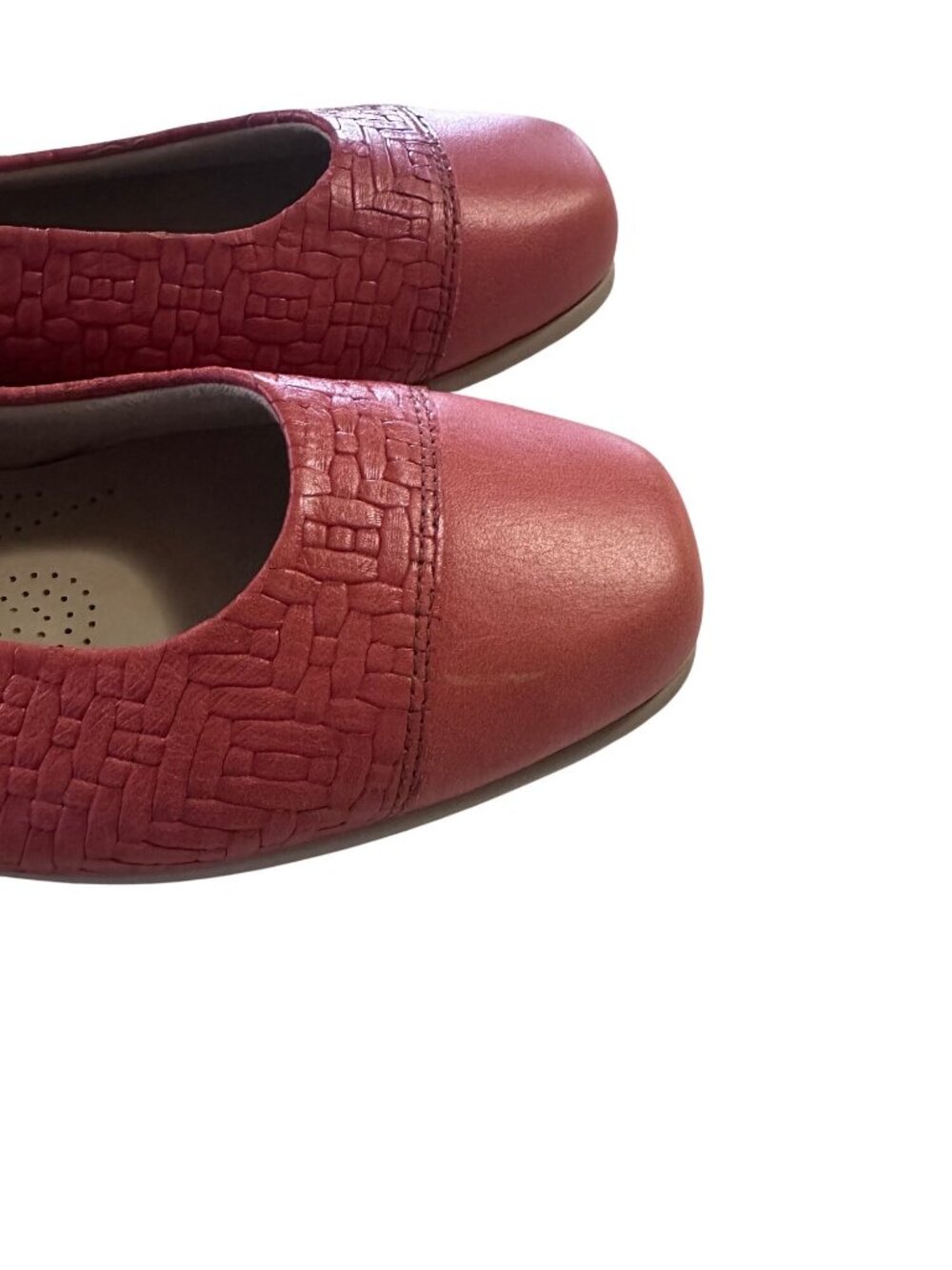 Sas coral woven pattern leather flat size 9.5N - Picture 5 of 7